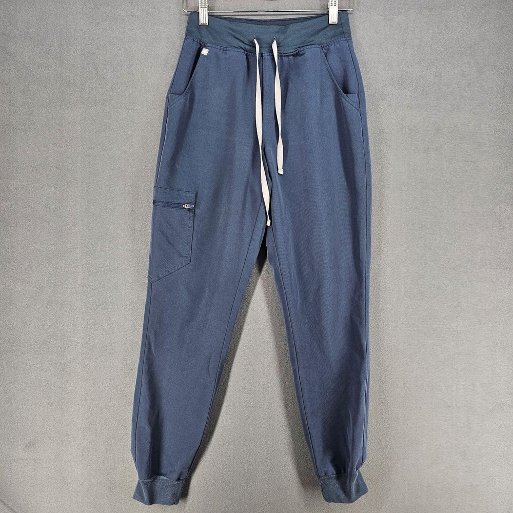 FIGS Zamora Jogger Pants Womens XS Blue Technical Collection Scrub Workwear‎